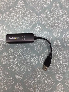 StarTech.com USB 2.0 Fax Modem - 56K External Hardware Dial Up V.92 Modem/ Dongl - Picture 1 of 3