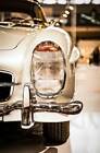 Leinwand Bild Mercedes Benz 300 SL Roadster 1957 Detail Oldtimer Scheinwerfer