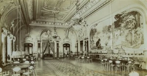 France Nice le Casino Nouveau salon ancienne Photo Gilletta 1900 - Imagen 1 de 3