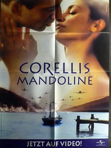 Corellis Mandoline - Nicolas Cage - Videoposter A1 84x60cm gefaltet - Bild 1 von 1