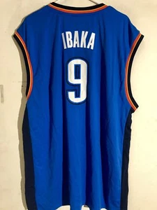 Adidas NBA Jersey Oklahoma City Thunder Serge Ibaka Blue sz 2X - Picture 1 of 1