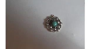 Beautiful Ryan Turquoise Pendant & 18" Necklace! FREE SHIPPING IN THE USA! - Picture 1 of 2