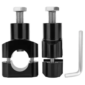 Universal Motorcycle 1" 25mm Handlebar Risers Bar Mount Clamp For ATV Dirt Bike - Picture 1 of 12