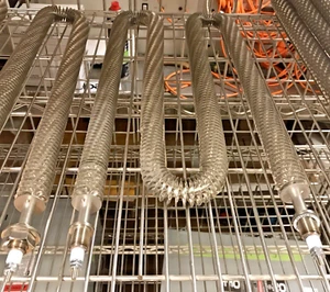 TEMPCO THF00866-CV2 Finned Tubular Heater 6,000 Watts, 480V, M-Bend - Picture 1 of 6