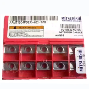 MITSUBISHI APMT1604PDER-H2 HTi10 Carbide Inserts CNC⊕IK - Picture 1 of 4