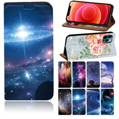 Leather Stand Wallet Cover Cases For Apple iPhone XR/SE/6/78/11/12/13/14/Pro/Max - Image 1 of 4