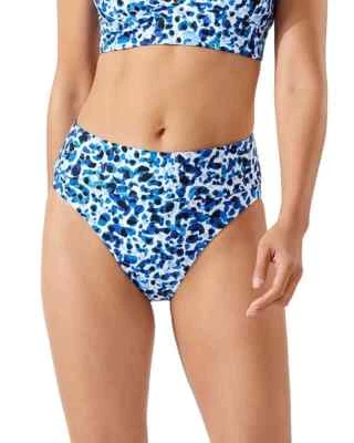 Tommy Bahama L2131 Blue Palm Modern Leopard Bikini Bottom Size S - Image 1 of 3
