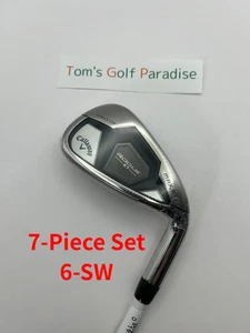 Womens Callaway ROGUE ST MAX OS Iron Set 6-9 Pw Aw Sw Ladies Flex Carbon New - Picture 1 of 18