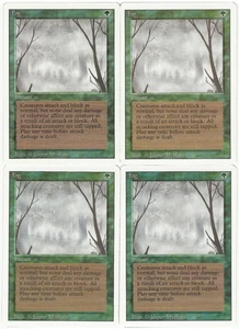 MTG Fog x4 Revised Edition Common NM/LP Playset - Picture 1 of 1