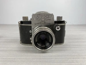 Exakta Exa Jhagee Dresden 35mm Film Camera w/ Westanar 1:2.8/50 Isco-Gottingen - Picture 1 of 9