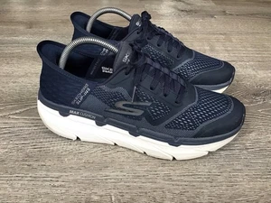 SKECHERS Mens Size 8.5 SKECHERS HANDS FREE SLIP INS MAX CUSHION 220313 - Picture 1 of 12