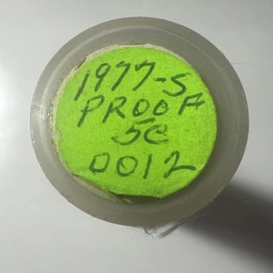 SEAL BROKEN, Unsearched (By Me) 1977-S Jefferson Nickel Proof Roll COBM-JEFF - Picture 1 of 4