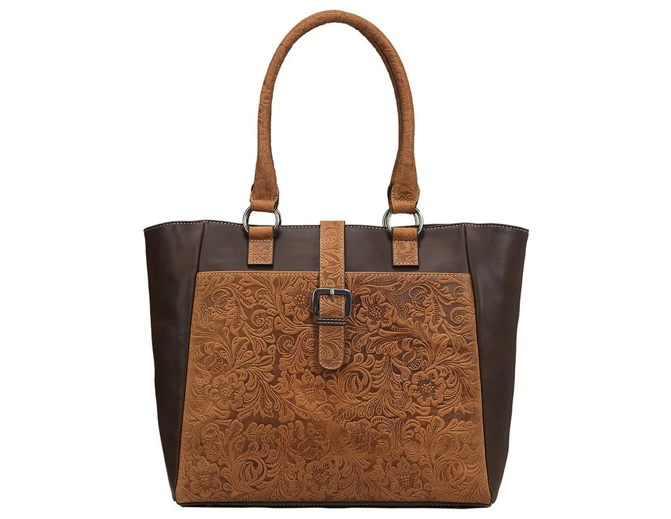 Bolso de Mano Nocona Western Mujer Clara Oculto Llevar Marrón N770016002 Foto 1 de 1