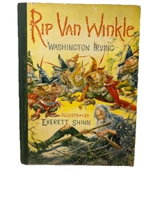 Rip Van Winkle Washington Irving Illustrated by Everett Shinn Hardcover 1939 - Picture 1 of 11
