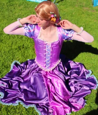 Nuevo Disfraz Rapunzel Premium Adulto Talla S/m LISTO PARA ENVIAR Foto 1 de 4