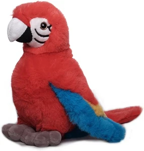 Inware 7496 - Kuscheltier Papagei Peter, rot, 20 cm, Schmusetier, Plüschtier - Bild 1 von 1
