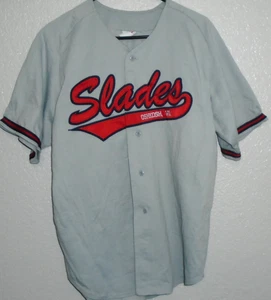 Slades Oshkosh WI game used dice Bar baseball jersey Large - Picture 1 of 3