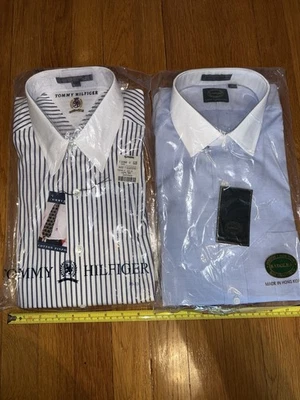 Tommy Hilfiger Hombre Manga Larga Y Sillines Manga Larga Lote De 2 Foto 1 de 4