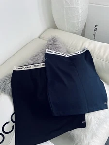 Tommy Jeans🤎Hilfiger Minirock Shirtrock Rock Schwarz Blau Logo L - Bild 1 von 5
