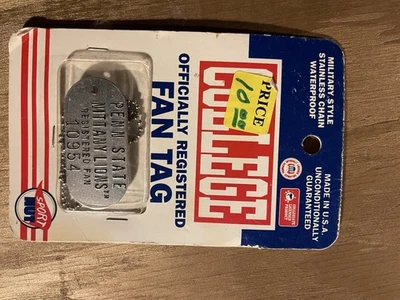 penn state football memorabilia Dog tags And Cleats Keychain - Image 1 of 4