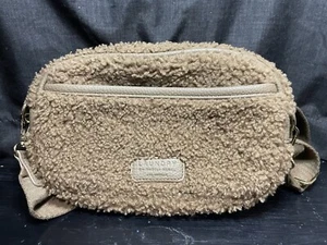 Laundry by Shelli Segal Tasche braun hellbraun Sherpa Fleece Umhängetasche - Bild 1 von 15