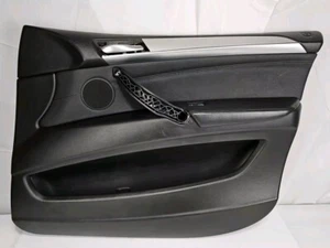 BMW 2007-2013 E70 X5 FRONT RIGHT PASSENGER SIDE DOOR PANEL CARD BLACK OEM - Picture 1 of 6