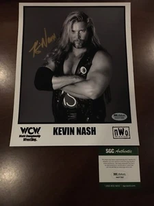 Kevin Nash Diesel Signed Autograph Auto Photo WWF WCW NWO WWE SGC - Picture 1 of 4