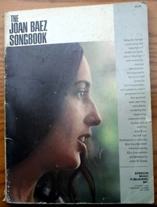 Vntg 1966 pb THE JOAN BAEZ SONGBOOK [Ryerson] Viet Nam Peace Activist Black Veil - Picture 1 of 7