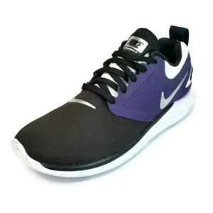 Scarpe da corsa Nike Lunarsolo donna AA4080-005 nero/inchiostro metallizzato argento taglia 6 - Foto 1 di 12