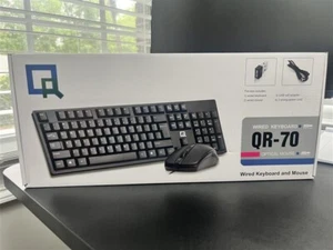 QR-70 Wired Keyboard and Mouse with WSB Wi-Fi Adaptor - Picture 1 of 3