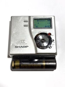 SHARP 1-BIT Portable MD Recorder MD-DR77 MDLP Operation confirmed - Picture 1 of 8