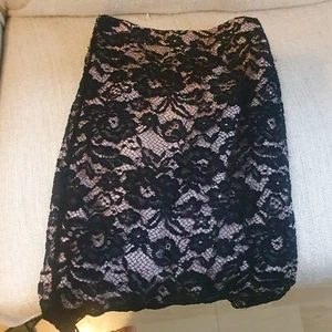 Lace skirt miss selfridge new with tags and black and light pink - Picture 1 of 9