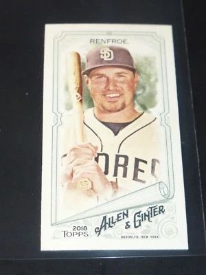 2018 TOPPS ALLEN & GINTER X MINI NNO NO NUMBER HUNTER RENFROE RARE SSP - Image 1 of 2