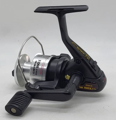 Carrete giratorio Abu Garcia Cardinal Black Max 3Lite, relación 5,4:1, mano L y R, EX Foto 1 de 4