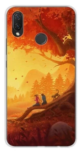 Coque en silicone imprimée compatible Huawei P Smart Plus Automne à deux - Picture 1 of 3
