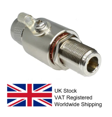 NETWORK MATERIALS LTD N Male/Female B/H GDT Lighting Arrester 230v