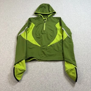 Brooks Hoodie Woman XS Green Jacket Equilibrium Outdoors Running Cycling Hooded - Picture 1 of 10