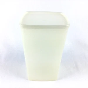VTG Tupperware 2-Qt Container 313-2 Sheer Lid Rectangle 8" Millionaire Line 1955 - Picture 1 of 9