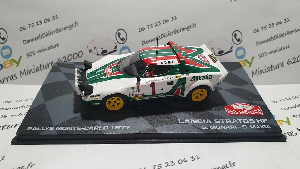 Lancia stratos HF 1977  1:43 eme  avec boite plexi   (  neuf  ) - Photo 1/4