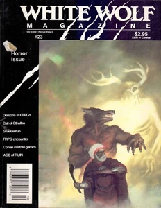 JDR RPG JEU DE ROLE / WHITE WOLF  MAGAZINE # 23 OCTOBER NOVEMBER 1990 - Picture 1 of 1