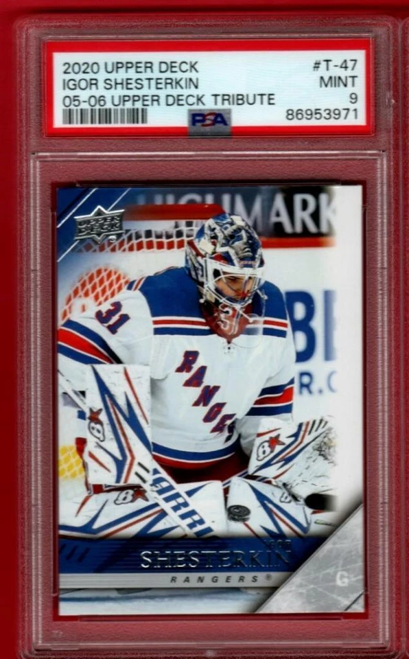 2020-21 UPPER DECK EXTENDED IGOR SHESTERKIN 2nd YEAR 2005-06 TRIBUTE #T-47 PSA 9 - Image 1 of 1