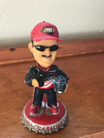 Estate Small Resin The Coca-Cola Racing Family #88 Dale Jarrett Bobblehead Bobbl Cover