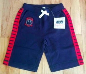 NWT HANNA ANDERSSON STAR WARS FRENCH TERRY COTTON SWEATSHORTS SHORTS 100 4 - Picture 1 of 3