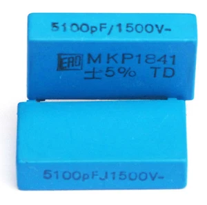 8 pcs 5.1nF 1500V ERO MKP1841 5% Capacitor Polypropylene MKP 1841 5100pF 5n1 - Picture 1 of 1