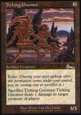 1x Ticking Gnomes NM, English MTG Urza's Legacy