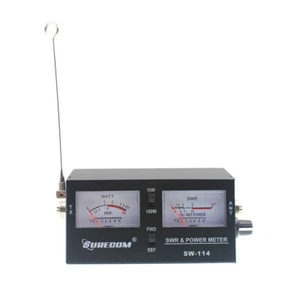Surecom SW-114 27-30MHz SWR Power Meter RF Field Strength Meter with Antenna TOP - Picture 1 of 3