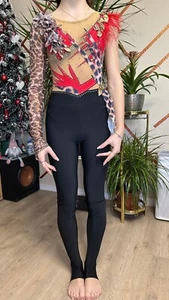 Gymnastikanzug Kinder Mädchen Turnanzug Trikot Glitzer Ballett - Bild 1 von 12