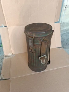 ORIGINAL WW2 WWII ALEMÁN MÁSCARA CORTA GAS BOTE WEHRMACHT 8 - Imagen 1 de 15