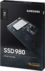 Samsung SSD 980 1TB 1000GB M.2 2280 NVMe PCIe 3.0x4 3100MB/s 3D-NAND MZ-V8V1T0BW
