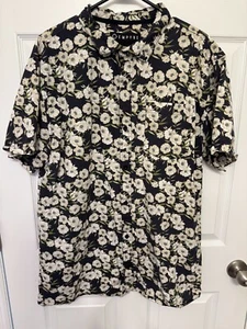Empyre Otto Floral White Short Sleeve Shirt Size XXL - Picture 1 of 5